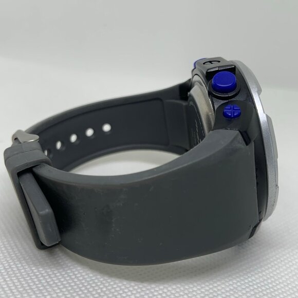 Marathon men digital watch 50mm round case chronograph alarm gray running - Picture 5 of 6